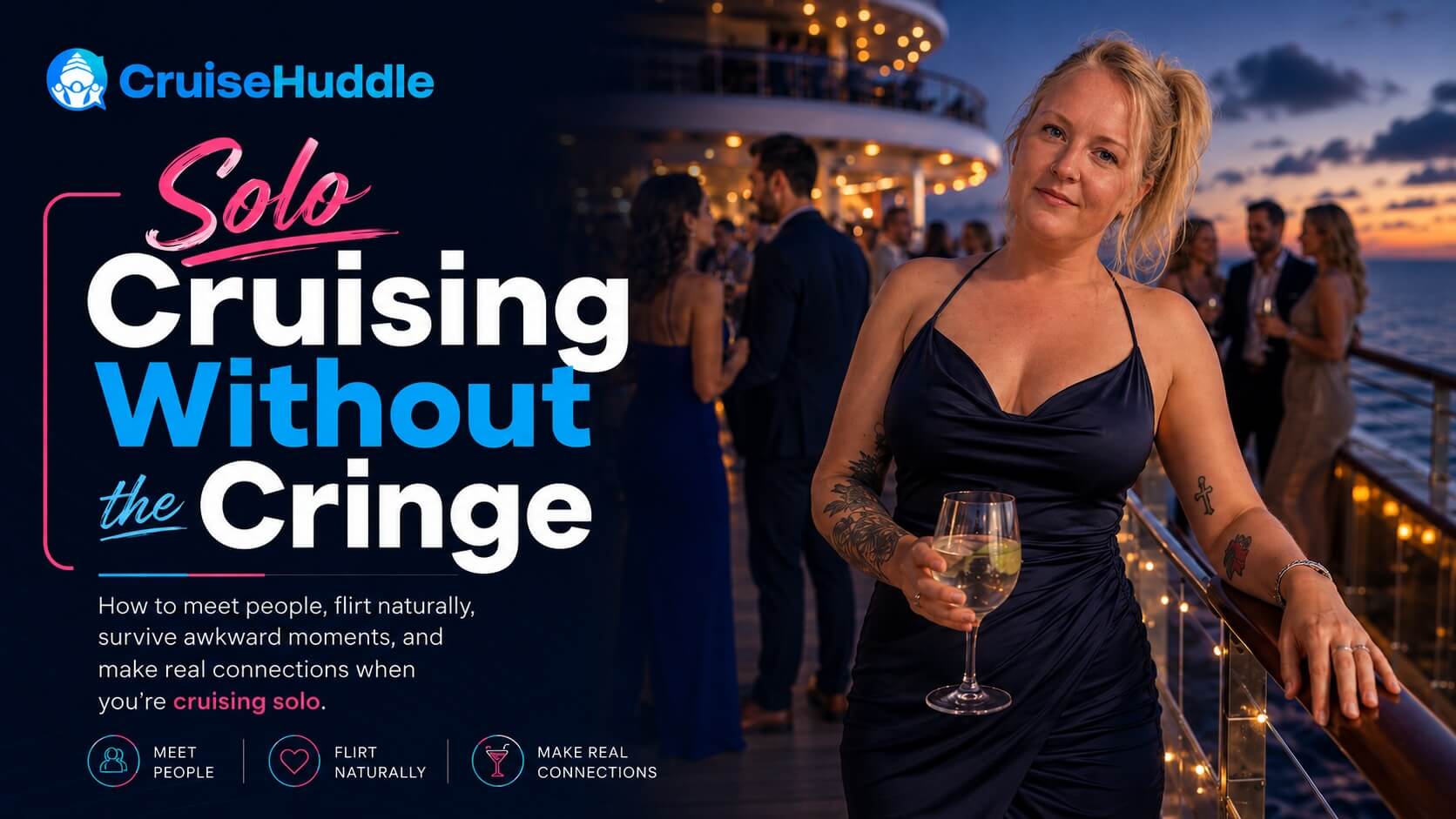 Solo Cruising Without the Cringe: How to Meet People, Flirt a Little, and Not Be Weird About It