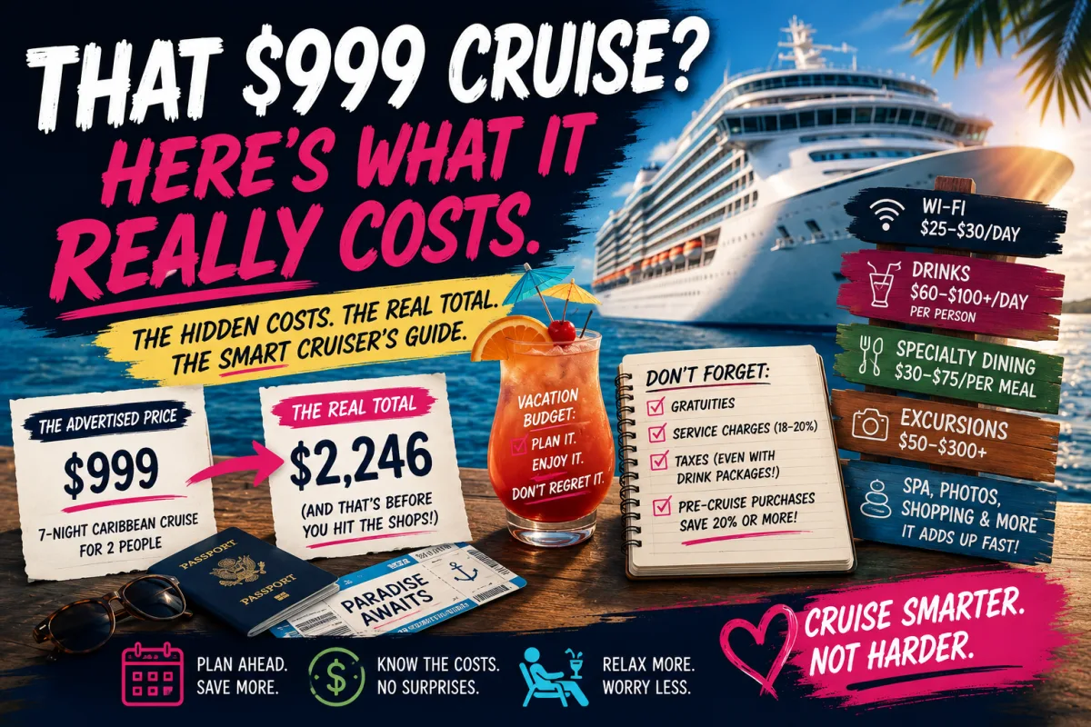How Much Does a Cruise Really Cost? The Expenses Nobody Warns You About