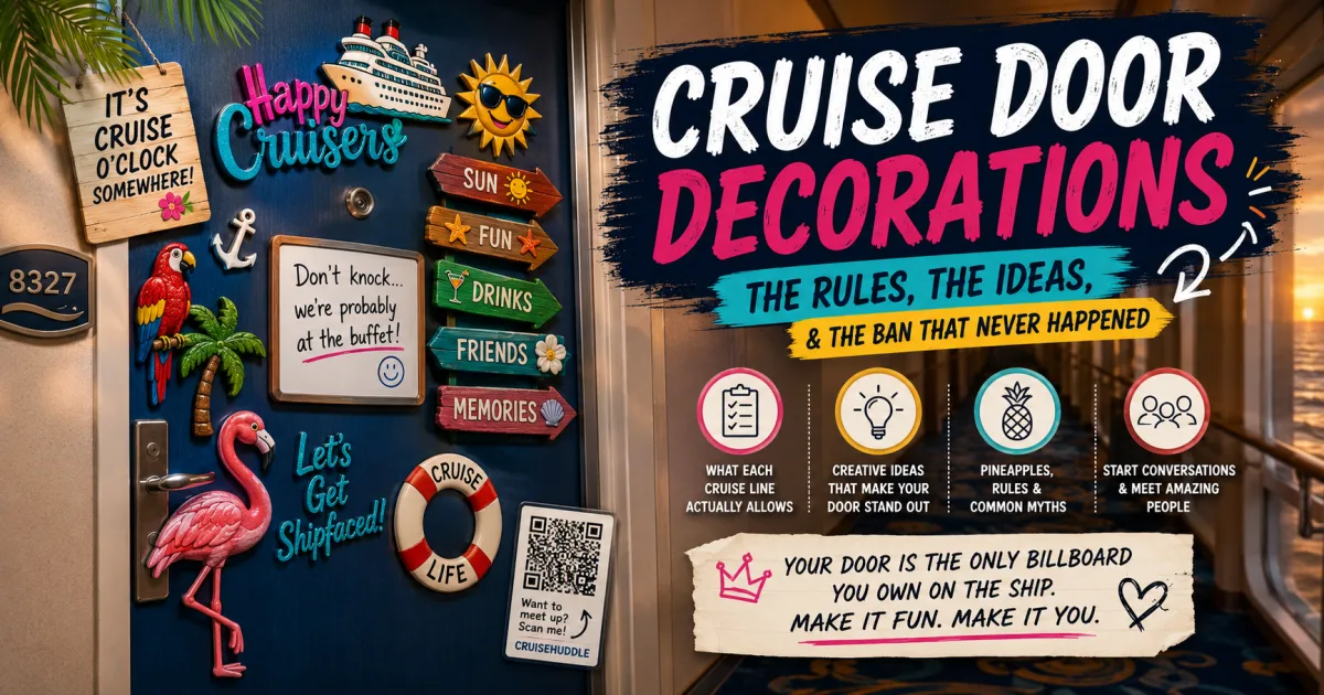 Cruise Door Decorations: Rules, Ideas, Pineapples & Everything You Need to Know