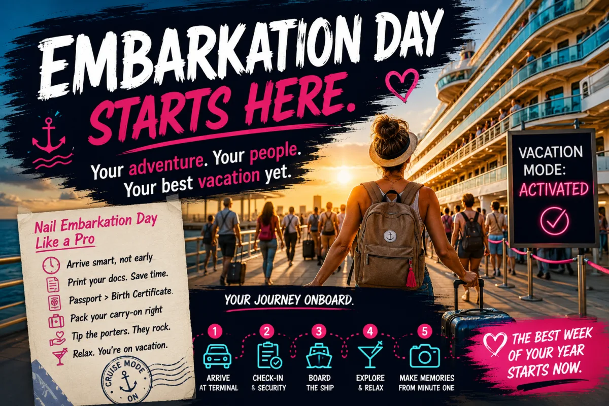 Cruise Embarkation Day: Everything You Need to Know Before You Step Onboard