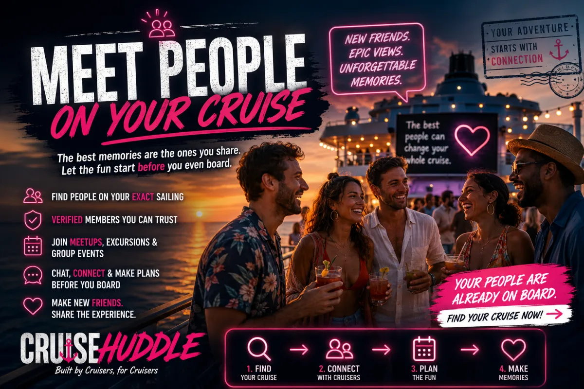 How to Meet People on a Cruise (Without Spending Seven Days Talking to Yourself)