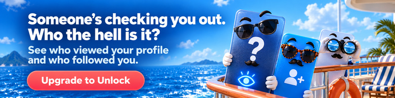 Who the hell is checking you out ? Upgrade to Unlock