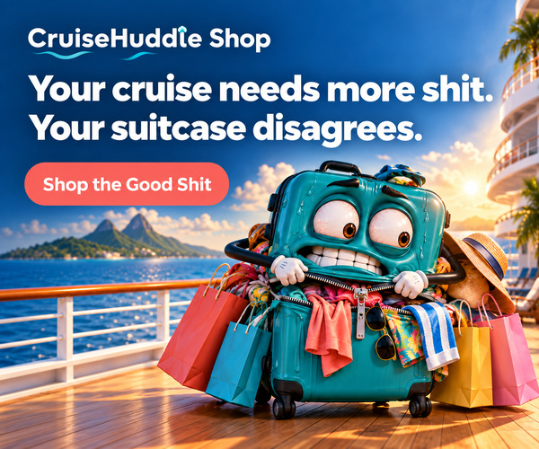 Your cruise needs more shit.  Your suitcase disagrees.  Shop the Good Shit