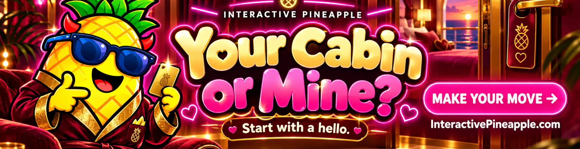 Your Cabin or Mine ? Interactive Pineapple