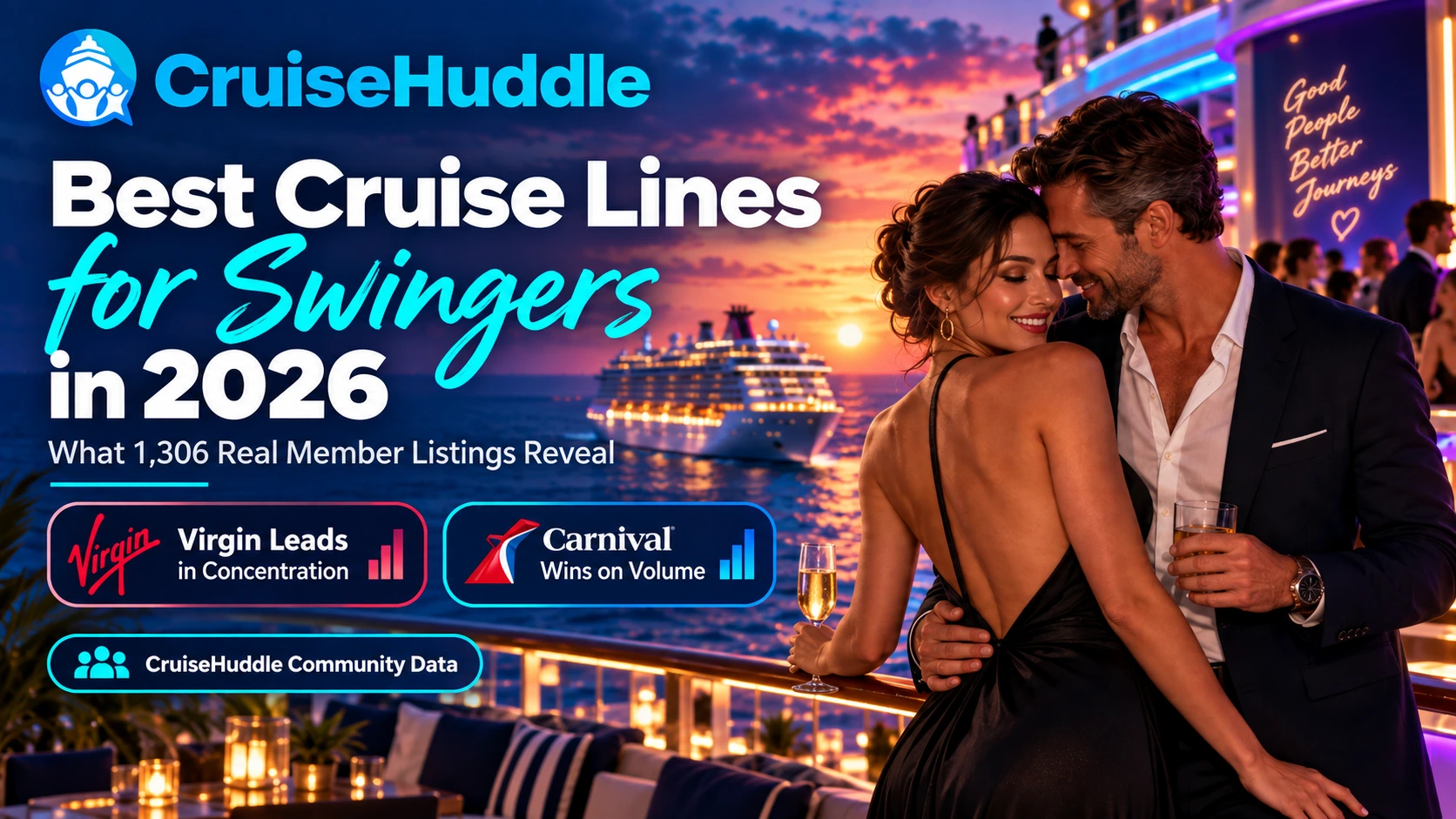 CruiseHuddle Data Ranks Best Cruise Lines for Swingers in 2026