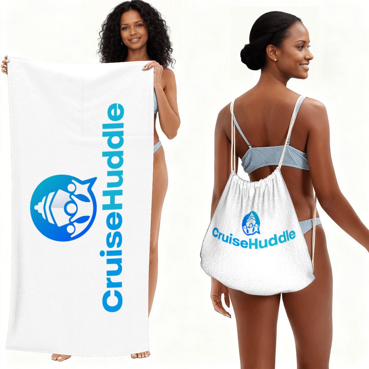 2-in-1 Beach Towel Bag