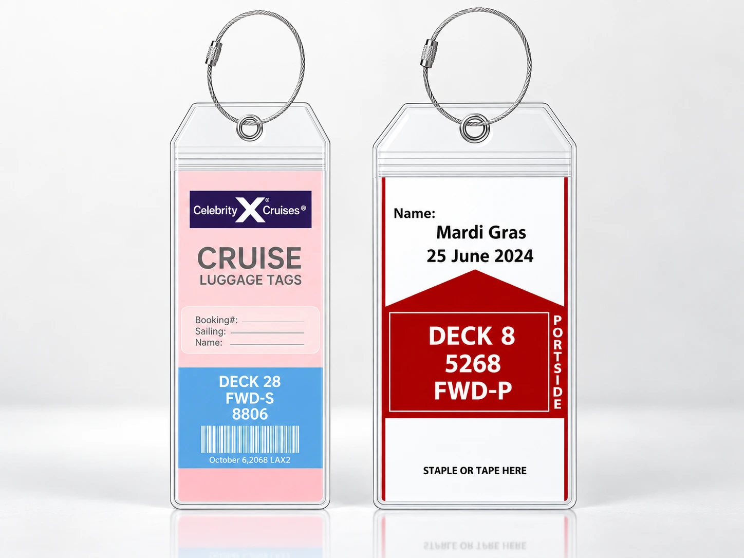 Cruise Luggage Tag Holder